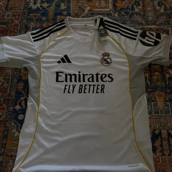 Real Madrid Home Kit 2024-25 – Emirates Fly Better – Adidas