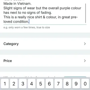 RALPH LAUREN POLO men’s long sleeve polo shirt,XL,Purple,Very Good Condition - Image 6