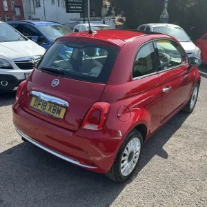 2018 Fiat 500 1.2 Lounge Hatchback 3dr Petrol Manual Euro 6 (s/s) (69 bhp) Hatchback Petrol Manual - Image 2