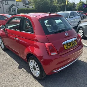2018 Fiat 500 1.2 Lounge Hatchback 3dr Petrol Manual Euro 6 (s/s) (69 bhp) Hatchback Petrol Manual - Image 4