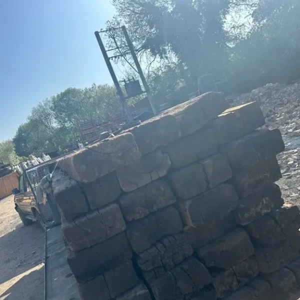 Reclaimed oak sleepers