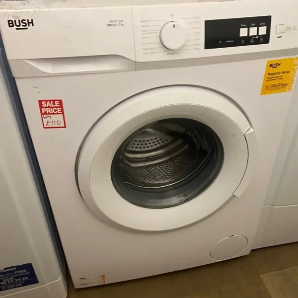 📞WHITE BUSH 7KG LOAD WASHING MACHINE