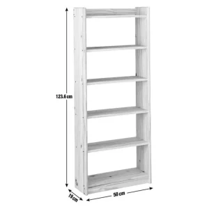Home Narrow Shelving Unit - Pine (344/3516 (L-491)) - Image 2