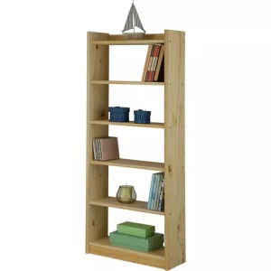 Home Narrow Shelving Unit - Pine (344/3516 (L-491)) - Image 5