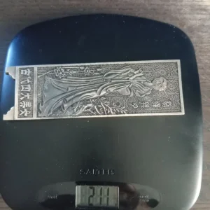 Ancient Egypt pure silver ingot scroll weights - Image 4