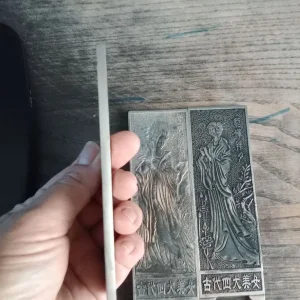 Ancient Egypt pure silver ingot scroll weights - Image 6