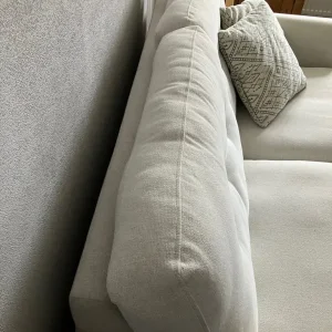 3 seater cream sofa - Image 4