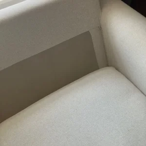 3 seater cream sofa - Image 6