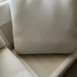 3 seater cream sofa - Image 7