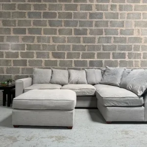 Furniture Village Legend Classic Back Fabric Corner Sofa RRP: £1795 - Image 2