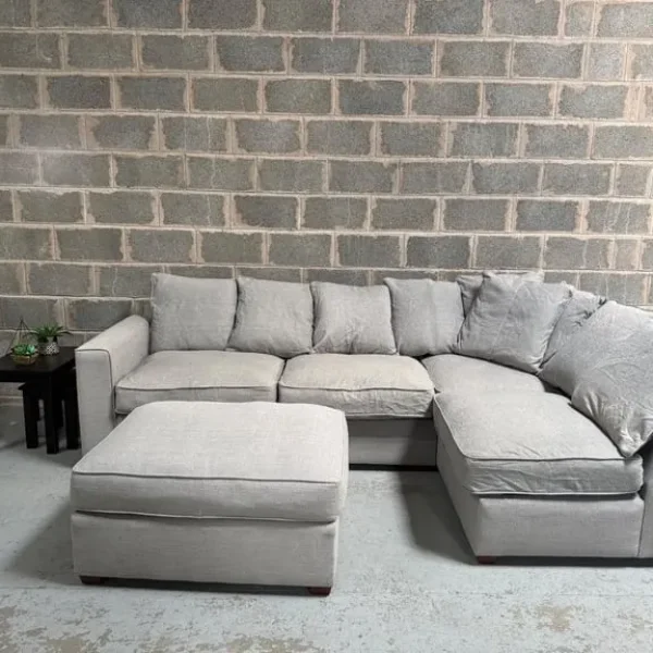 Furniture Village Legend Classic Back Fabric Corner Sofa RRP: £1795