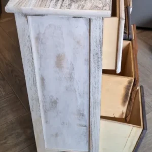 Retro Wooden 9 drawer Storage Cupboard for Nursery, Hallway, Garage - Image 3