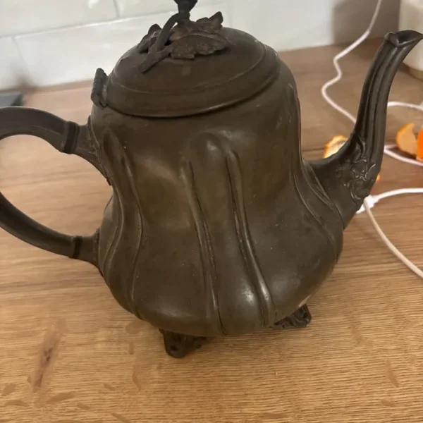 Silver plated tea pot