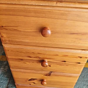 Small pine desk - Image 3