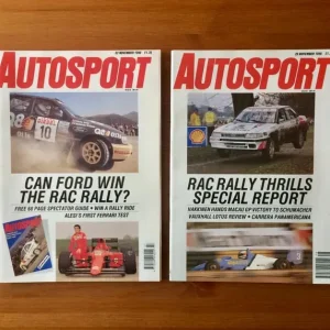 Autosport - F1, WRC, GT, BTCC - Sep to Dec 1990 (10 issues) - Image 3