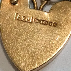 9ct Yellow Gold Gate Bracelet 8g - Image 2