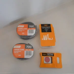 Bike accessories/repairs: 4 items as seen, unopened, unused: £10 the lot