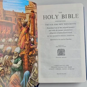 1951 Antique Masonic Bible KJV Authorise Version Like New with Box - Image 2