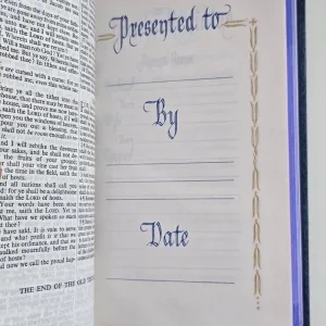 1951 Antique Masonic Bible KJV Authorise Version Like New with Box - Image 6