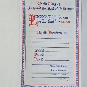 1951 Antique Masonic Bible KJV Authorise Version Like New with Box - Image 7