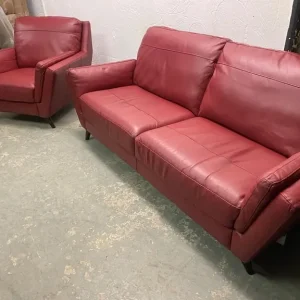 Barker Stonehouse 3+1 Seater Leather Sofas - Image 2