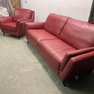 Barker Stonehouse 3+1 Seater Leather Sofas - Image 4