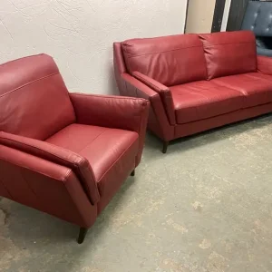 Barker Stonehouse 3+1 Seater Leather Sofas - Image 8