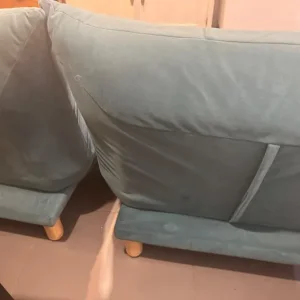 Habitat Blue Chairs x 2 - Image 3