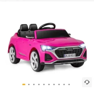 12V Kids Ride On Car with Remote Control and 4 Wheels Suspension