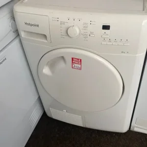 📞LARGE LOAD WHITE HOTPOINT CONDENSER TUMBLE DRYER