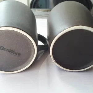 2 x Genware Stoneware tea coffee mug cup Tableware Kitchen - Image 3