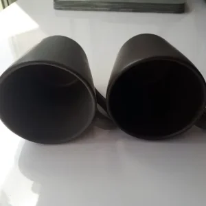 2 x Genware Stoneware tea coffee mug cup Tableware Kitchen