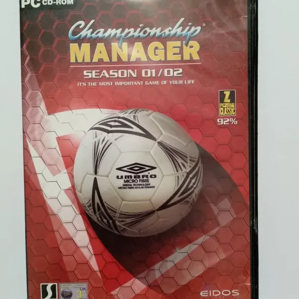 Championship Manager Season 2001/2002 PC CD-ROM