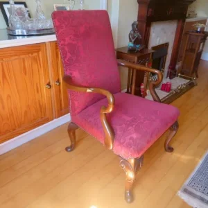 Solid Wooden Frame vintage arm chair - Image 4