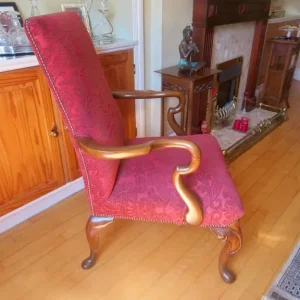 Solid Wooden Frame vintage arm chair - Image 8