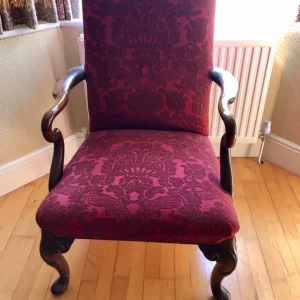 Solid Wooden Frame vintage arm chair