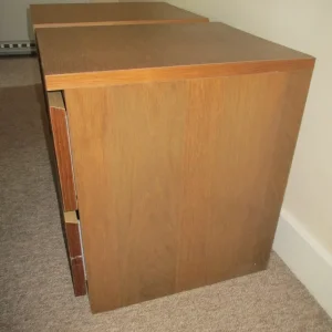 Pair of Two-Drawer Ikea Bedside Tables - Image 4