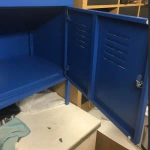 IKEA PS Cabinet/TV stand Blue, metal Length 118cm x Width40cm x Height63 cm - Image 4