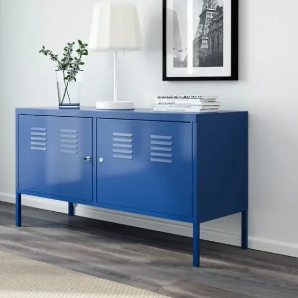 IKEA PS Cabinet/TV stand Blue, metal Length 118cm x Width40cm x Height63 cm