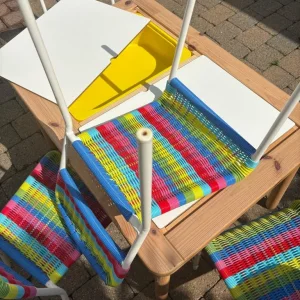 IKEA fargglad chairs x 4 - Image 3