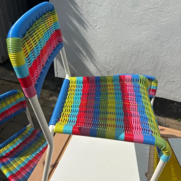 IKEA fargglad chairs x 4