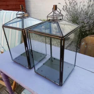 Pair of Lanterns - Wind Candleholders - Image 3