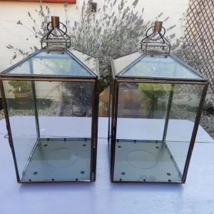 Pair of Lanterns - Wind Candleholders