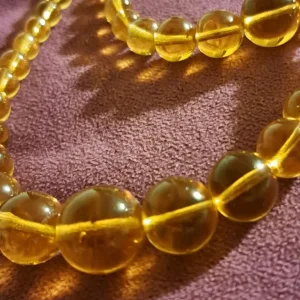 3 lovely vintage glass beaded necklaces - Image 4