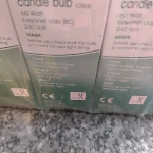 Pack of 10 candle bulbs bayonet ones pick up only - Image 2