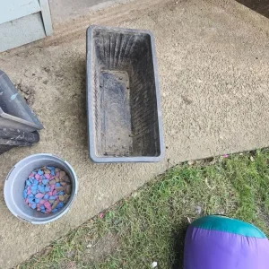 free black plant tubs and pots. - Image 2