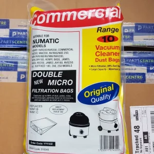 henry hoover vacuum cleaner bags suitable to fit any henry hoovers 10 Bags no off