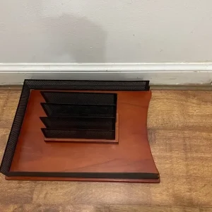 Desk Paper Tray and Letter Rack - Image 2