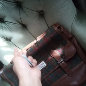 Harris tweed bag - Image 4