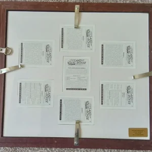 Land Rover Series One Cards in frame - Image 3